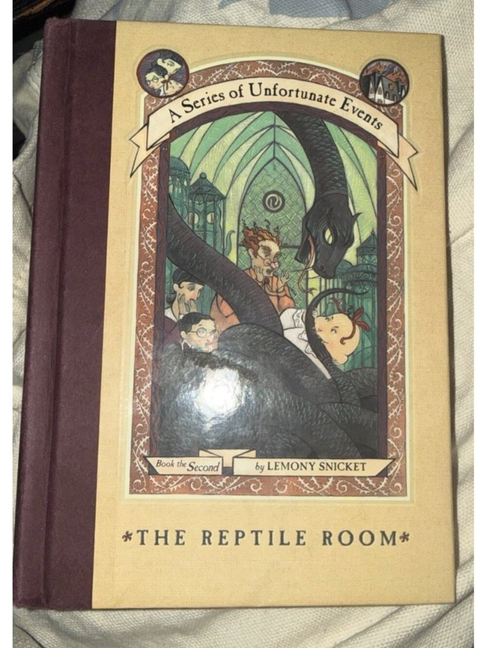 The Reptile Room - 1st Printing HB - A Series of Unfortunate Events